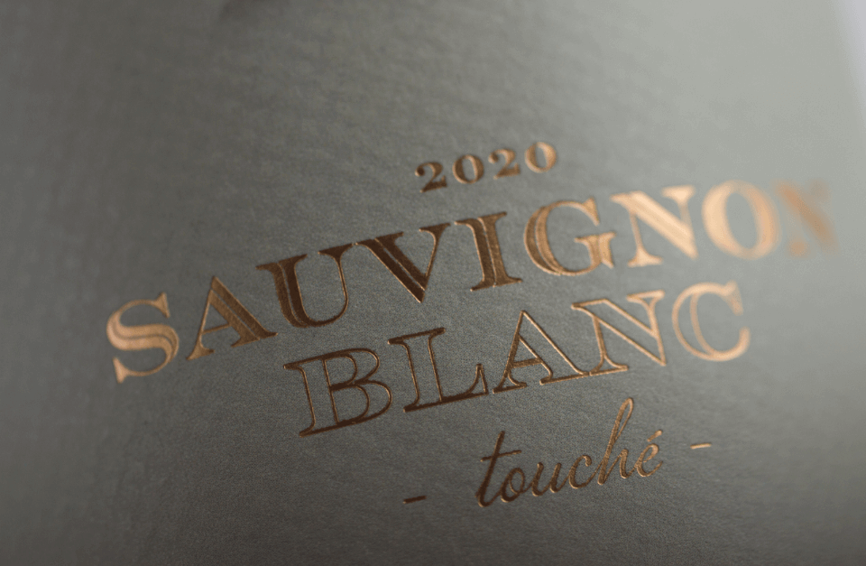 Sauvignon Blanc touché  Etikettendetails